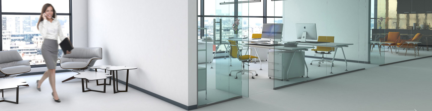 Use your glass walls for long-term wayfinding signage, short-term graphics or purely for decoration
