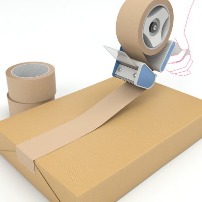 Pakketape papir