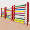 PG WallRack 10 Media Poles 162cm