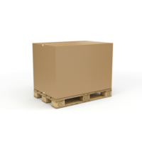 Pallecontainer brun