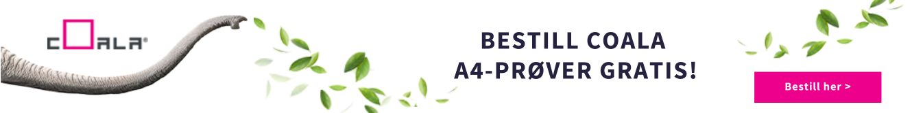 Bestill kostnadsfrie Coala A4-prøver
