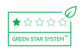 Et 1-stjernes "Green Star System Packaging"-klassifisert produkt betyr at det er laget av totalt 25-49 % resirkulert (PIR+PCR) eller fornybart materiale, er REACH-kompatibelt, men ikke teknisk resirkulerbart.