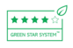Et 4-stjerners "Green Star System Packaging"-klassifisert produkt betyr at det er laget av totalt 50-99 % resirkulert (PIR+PCR) eller fornybart materiale, er teknisk resirkulerbart og REACH-kompatibelt.