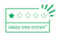 Et 1-stjerners "Green Star System for Visual Com" produkt betyr at det er laget av et råstoff av fossil opprinnelse og at det ikke kan resirkuleres på grunn av råmaterialets natur fordi det er et komplekst multimateriale